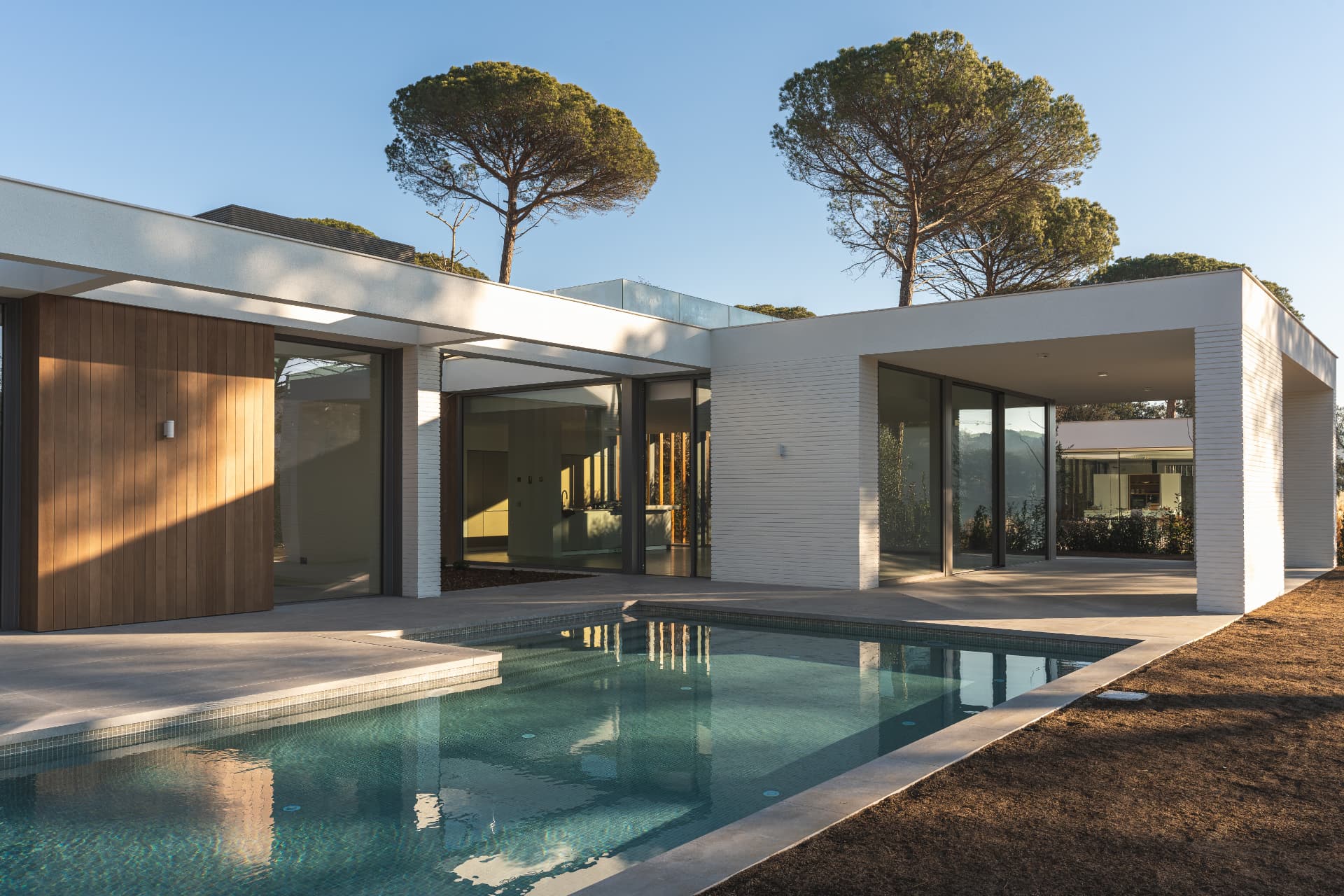 Modern villa with pool